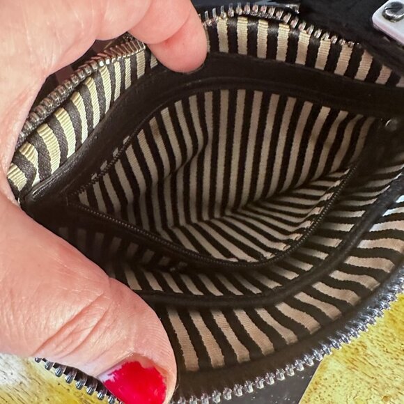 L.A.M.B Bag Green EUC Authentic Handbag Pocketbook Crossbody Tribal African Art - Picture 12 of 13